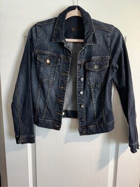 Kut from the Kloth Dark Wash Denim Jacket